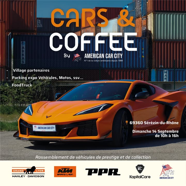 Cars & Coffee chez American Car City à ne pas manquer!