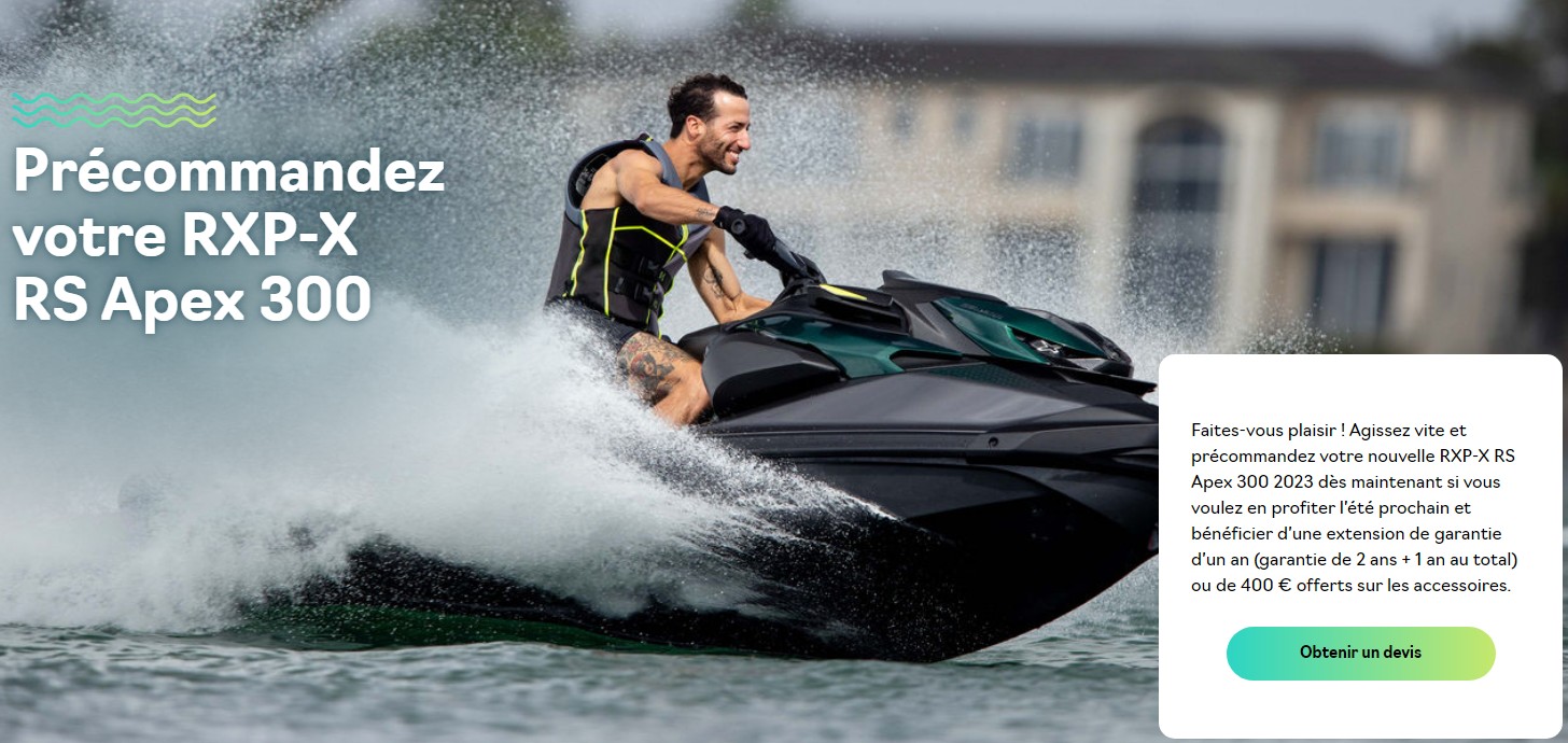 NOUVEAU SEA-DOO RXP-X 300 APEX 2023