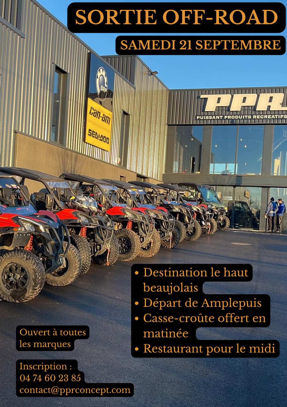 Sortie OFF Road publicit